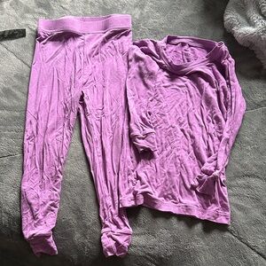 Little Sleepies Kids Pajama Set in Purple